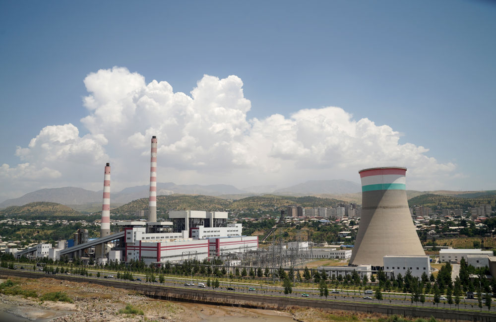 杜尚別2號熱電廠(chǎng)（2024年6月22日攝）。